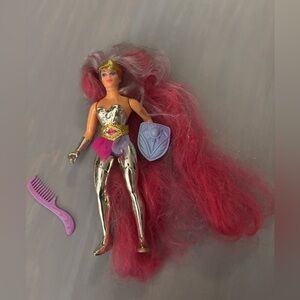 vintage 1985 Entrapta action figure from the She-Ra